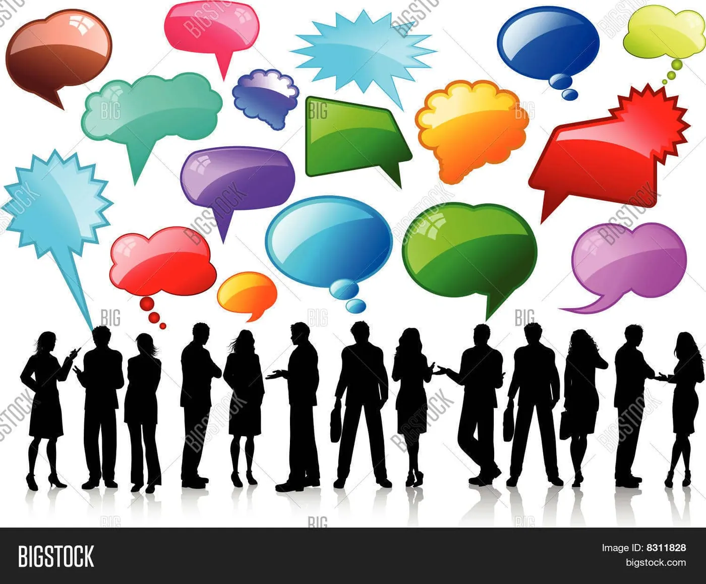 Several people gathered in conversation, illustrating Kenneth Burke's "unending conversation" metaphor for storytelling.