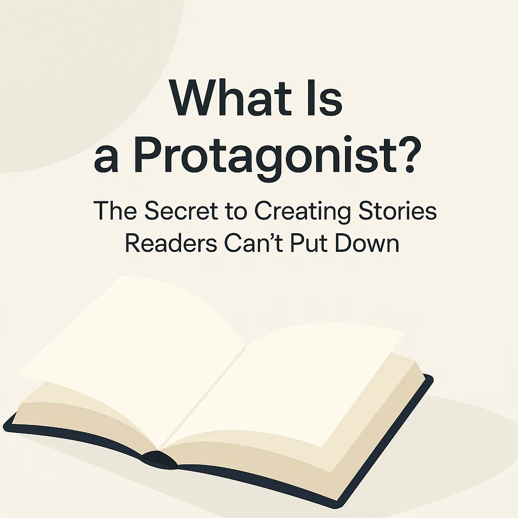Title graphic for "What Is a Protagonist? The Secret to Creating Stories Readers Can't Put Down."