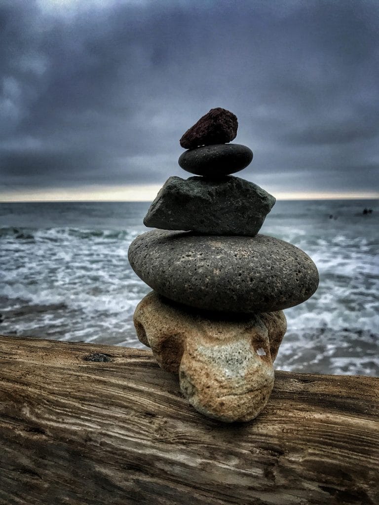 Stacked rocks