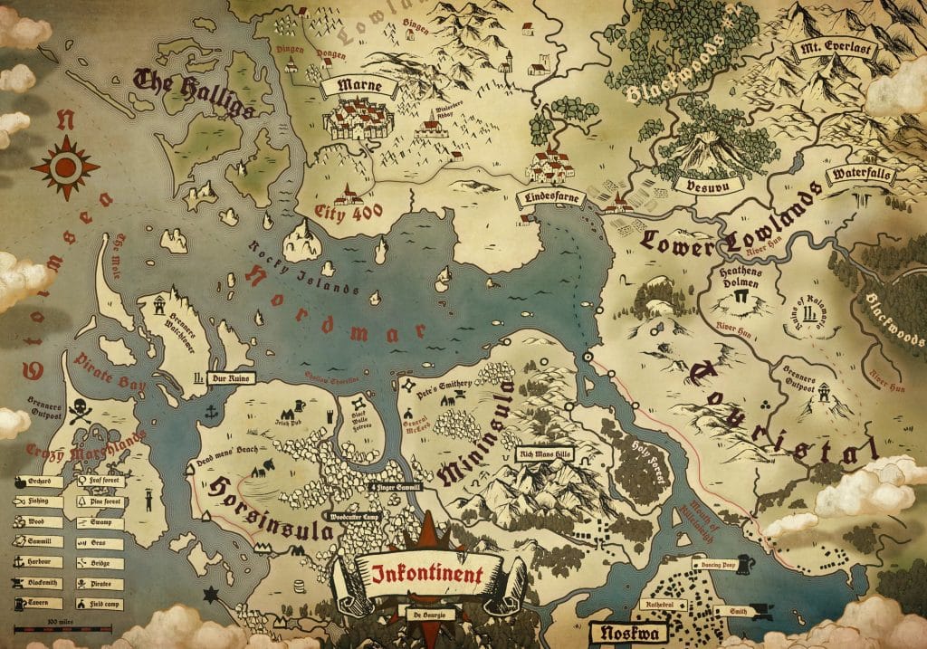 Map in the Fantasy Genre